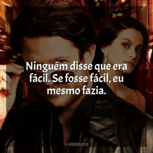 Ninguém disse que era fácil. Se fosse fácil, eu mesmo fazia. Meu Nome Não É Johnny (Filme)