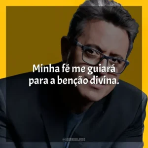 Minha fé me guiará para a benção divina. Nani Azevedo