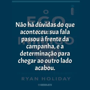 Não há dúvidas do que aconteceu: sua fala passou à frente da campanha, e a determinação para chegar ao outro lado acabou.