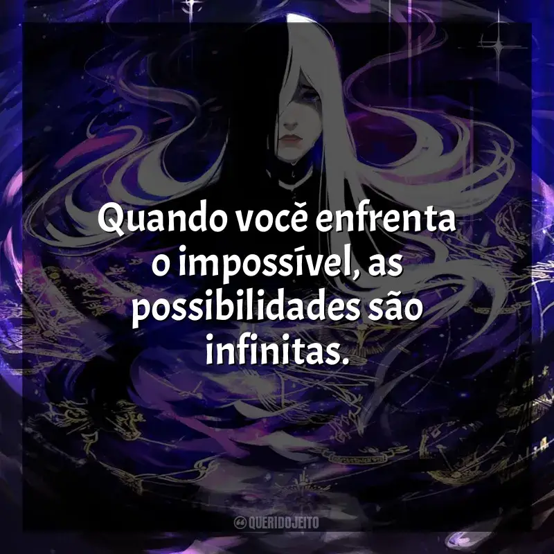 Frases de efeito da série O Príncipe Dragão: Quando você enfrenta o impossível, as possibilidades são infinitas.