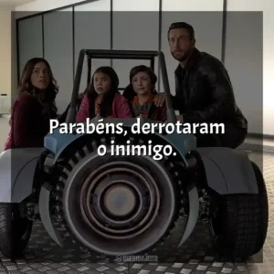 Parabéns, derrotaram o inimigo.
