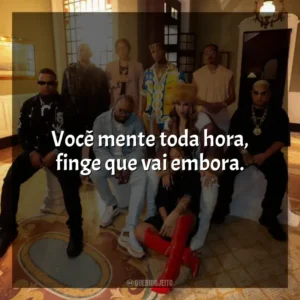 Você mente toda hora, finge que vai embora. Poesia Acústica 14