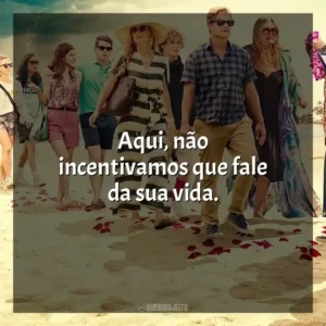 Aqui, não incentivamos que fale da sua vida. The White Lotus (Série)