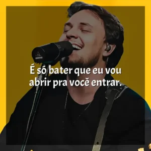 É só bater que eu vou abrir pra você entrar. Theo Rubia