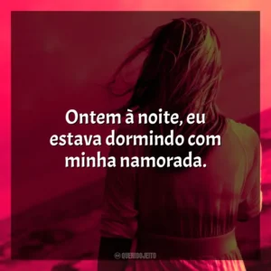 Ontem à noite, eu estava dormindo com minha namorada. Um Pesadelo Americano (Série)