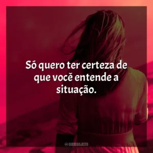 Só quero ter certeza de que você entende a situação. Um Pesadelo Americano (Série)