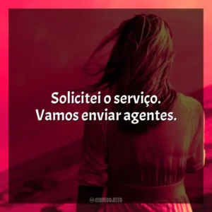 Solicitei o serviço. Vamos enviar agentes. Um Pesadelo Americano (Série)