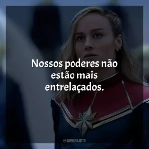 Nossos poderes não estão mais entrelaçados. As Marvels (Filme)