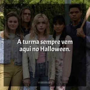 A turma sempre vem aqui no Halloween. Dezesseis Facadas (Filme)