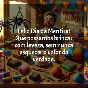 Feliz Dia da Mentira! Que possamos brincar com leveza, sem nunca esquecer o valor da verdade. Dia da Mentira
