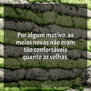 Por algum motivo, as meias novas não eram tão confortáveis quanto as velhas. Dia de Folga um Conto de Natal (Livro)