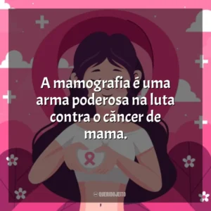 A mamografia é uma arma poderosa na luta contra o câncer de mama. Dia da Mamografia