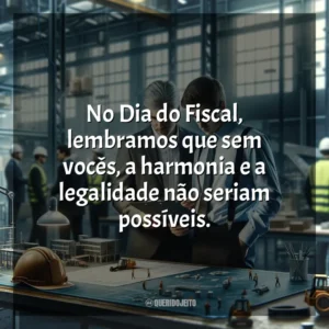No Dia do Fiscal, lembramos que sem vocês, a harmonia e a legalidade não seriam possíveis. Dia do Fiscal