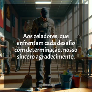 Aos zeladores, que enfrentam cada desafio com determinação, nosso sincero agradecimento. Dia do Zelador