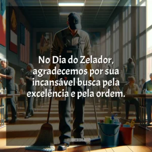 No Dia do Zelador, agradecemos por sua incansável busca pela excelência e pela ordem. Dia do Zelador