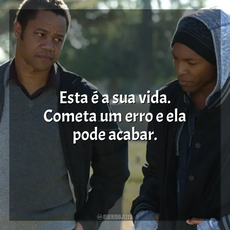 Frases de Jogada de Rei filme: Esta é a sua vida. Cometa um erro e ela pode acabar.