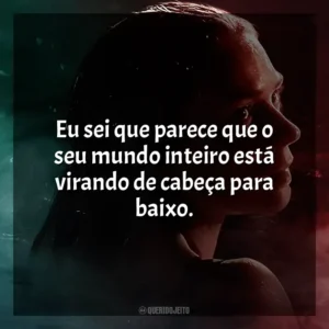 Eu sei que parece que o seu mundo inteiro está virando de cabeça para baixo. Mergulho Noturno (Filme)