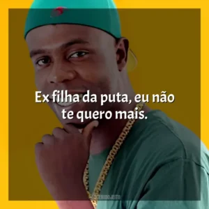Ex filha da puta, eu não te quero mais. Nego Bam