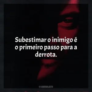 Subestimar o inimigo é o primeiro passo para a derrota. Ninguém Sobrevive (Filme)