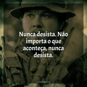 Nunca desista. Não importa o que aconteça, nunca desista. O Grande Herói (Filme)