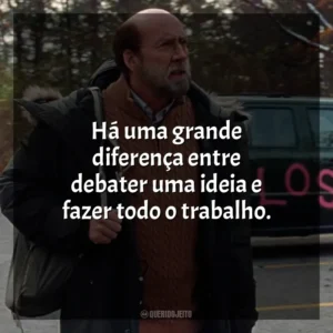 Há uma grande diferença entre debater uma ideia e fazer todo o trabalho. O Homem dos Sonhos (Filme)