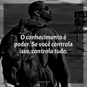 O conhecimento é poder. Se você controla isso, controla tudo. O Livro de Eli (Filme)