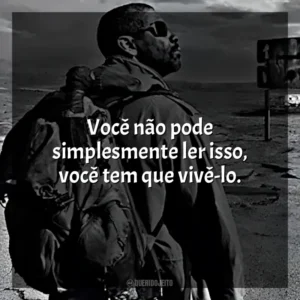 Você não pode simplesmente ler isso, você tem que vivê-lo. O Livro de Eli (Filme)