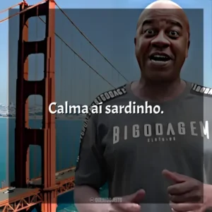 Calma aí sardinho. Toninho Tornado