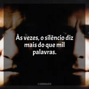 Às vezes, o silêncio diz mais do que mil palavras. Um Crime de Mestre (Filme)