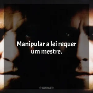 Manipular a lei requer um mestre. Um Crime de Mestre (Filme)