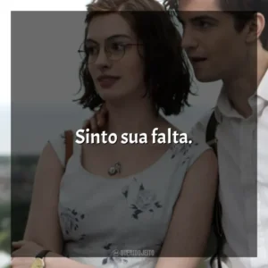 Sinto sua falta. Um Dia (Filme)