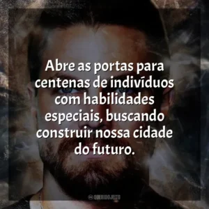 Abre as portas para centenas de indivíduos com habilidades especiais, buscando construir nossa cidade do futuro. Code 8: Renegados (Filme)