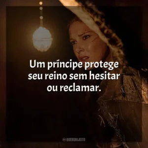 Um príncipe protege seu reino sem hesitar ou reclamar. Donzela (Filme)