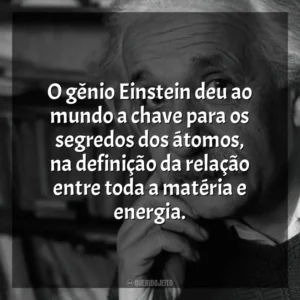 O gênio Einstein deu ao mundo a chave para os segredos dos átomos, na definição da relação entre toda a matéria e energia. Einstein e a Bomba (Filme)