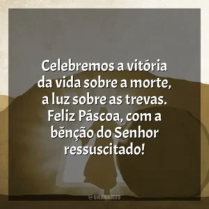 Celebremos a vitória da vida sobre a morte, a luz sobre as trevas. Feliz Páscoa, com a bênção do Senhor ressuscitado! Feliz Páscoa 2024