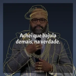 Achei que bajula demais, na verdade. Ficção Americana (Filme)