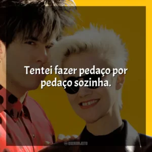 Tentei fazer pedaço por pedaço sozinha. Roxette
