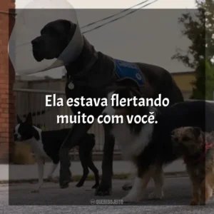 Ela estava flertando muito com você. Ruim Pra Cachorro (Filme)