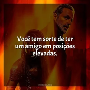 Você tem sorte de ter um amigo em posições elevadas. The Walking Dead: The Ones Who Live (Série)