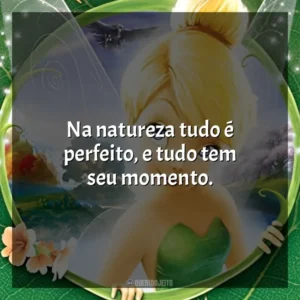 Na natureza tudo é perfeito, e tudo tem seu momento. Tinker Bell (Filme)
