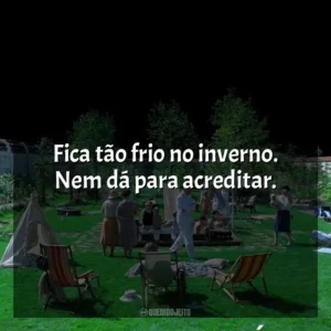 Fica tão frio no inverno. Nem dá para acreditar. Zona de Interesse (Filme)