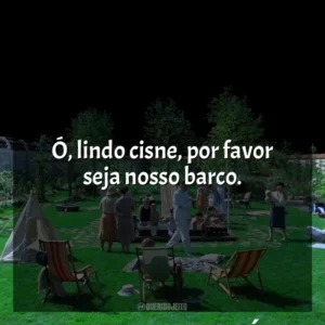 Ó, lindo cisne, por favor seja nosso barco. Zona de Interesse (Filme)