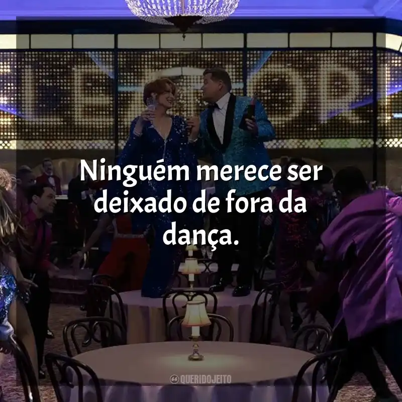 Frases de efeito do filme A Festa de Formatura: Ninguém merece ser deixado de fora da dança.