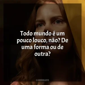 Todo mundo é um pouco louco, não? De uma forma ou de outra? A Mulher na Janela (Filme)