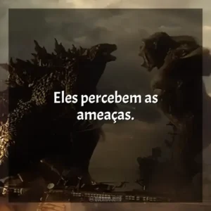 Eles percebem as ameaças. Godzilla vs Kong (Filme)
