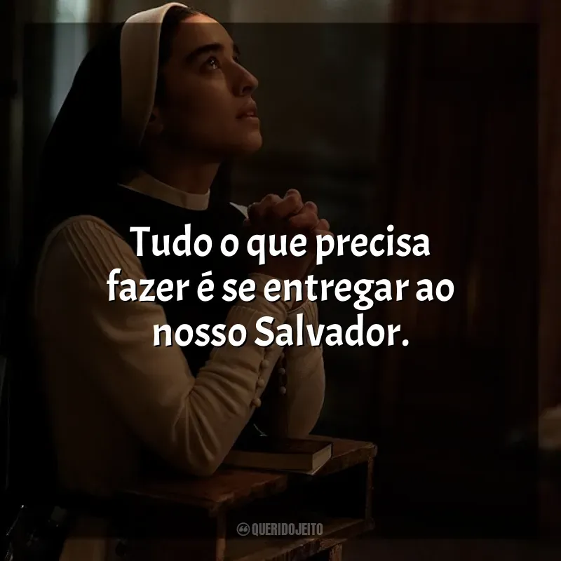 Tudo o que precisa fazer é se entregar ao nosso Salvador. Imaculada (Filme)