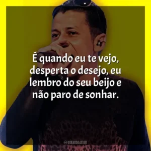 É quando eu te vejo, desperta o desejo, eu lembro do seu beijo e não paro de sonhar. MC Leozinho