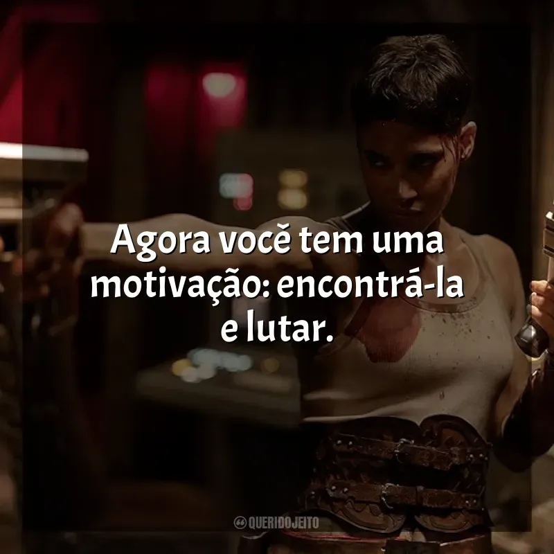 Agora você tem uma motivação: encontrá-la e lutar. Rebel Moon – Parte 2: A Marcadora de Cicatrizes (Filme)
