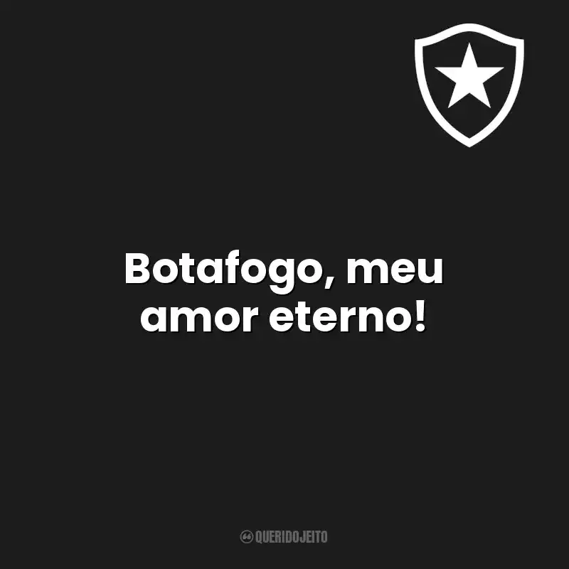Botafogo, meu amor eterno! Botafogo de Futebol e Regatas