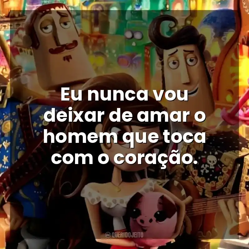 Eu nunca vou deixar de amar o homem que toca com o coração. Festa no Céu (Filme)